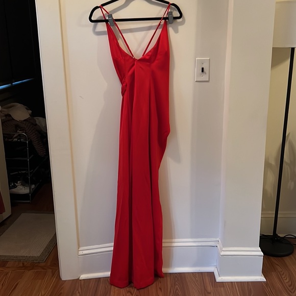 NBDxrevolve| Slit Wrap Dress small - Picture 7 of 9